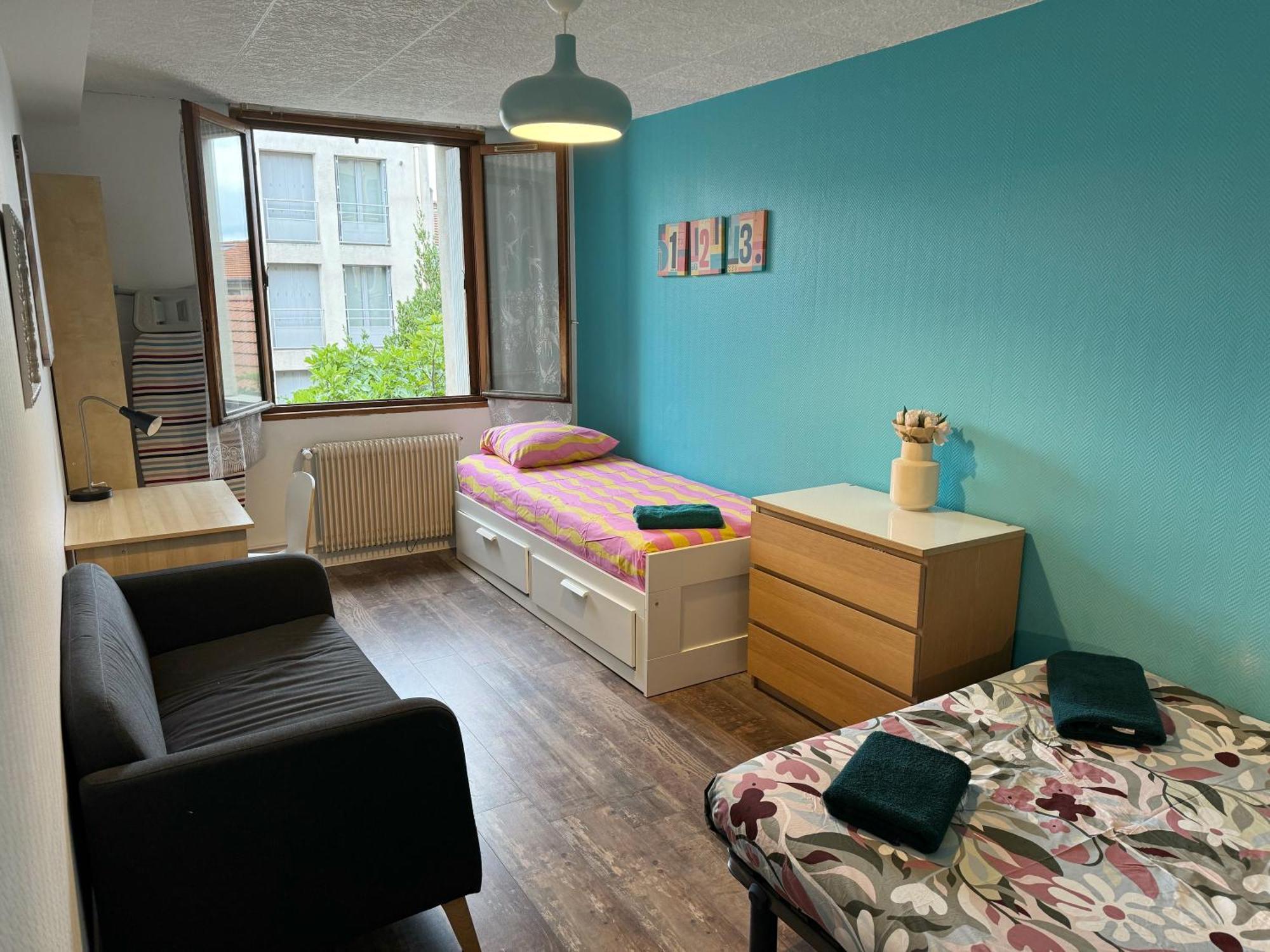 CHIC&COSY GRAND APPART BUSINESS Centre NETFLIX Saint-Etienne  Extérieur photo